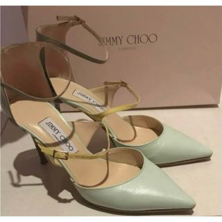 ジミーチュウ(JIMMY CHOO)のジミーチュー バイカラーパンプス(ハイヒール/パンプス)