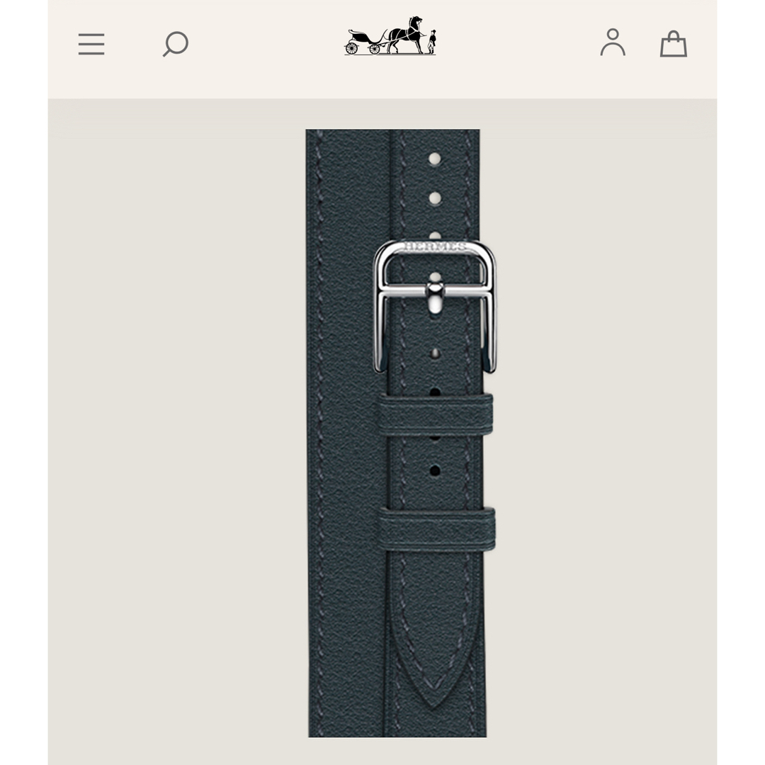 ヴェールルソーストラップApple Watch Hermès ドゥブルトゥール アトラージュ 41 mm