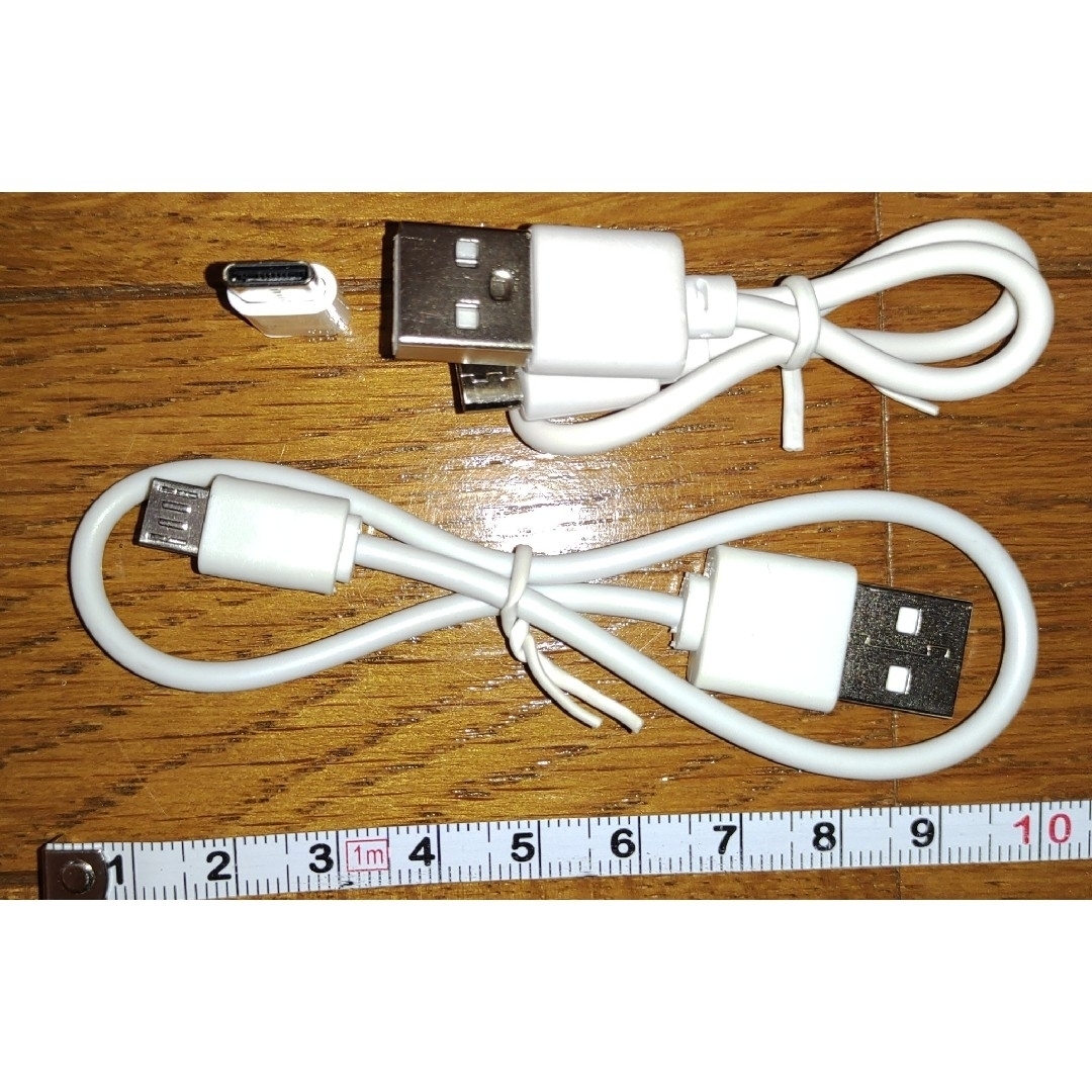 USB Type-A → USB Micro ケーブル→Type-C コネクター スマホ/家電/カメラのPC/タブレット(PC周辺機器)の商品写真