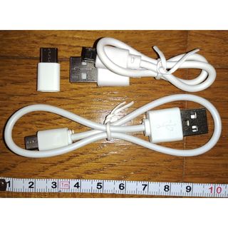 USB Type-A → USB Micro ケーブル→Type-C コネクター(PC周辺機器)