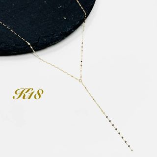 全長ティファニー TIFFANY&Co. ヴェネチア ゴルドーニ ネックレス 18金 K18ゴールド ダイヤモンド レディース