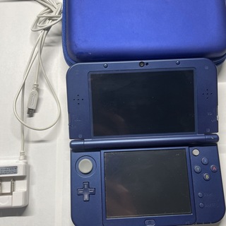 ニンテンドー3DS(ニンテンドー3DS)の【美品】New ニンテンドー 3DS LL メタリックブルー 青(携帯用ゲーム機本体)
