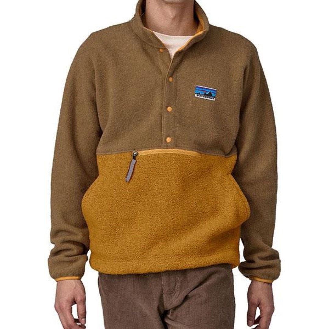 トップス新品 M PATAGONIA Natural Blend Snap-T P/O