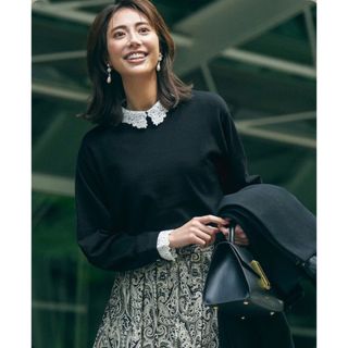 23区 - 23区最新作完売 【洗える】エンブロイダリー 襟デザイン 23区 - 23区最新作完売 【洗える】エンブロイダリー 襟デザイン