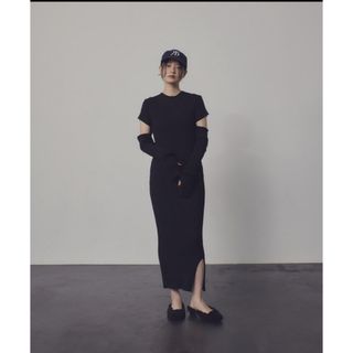 ランデブー(RANDEBOO)のCharm cut dress【RANDEBOO】ニットワンピース/ランデブー(ロングワンピース/マキシワンピース)