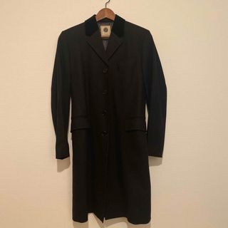 Pretty Green/カシミヤ混ウールコート/黒/XS/使用感有(チェスターコート)