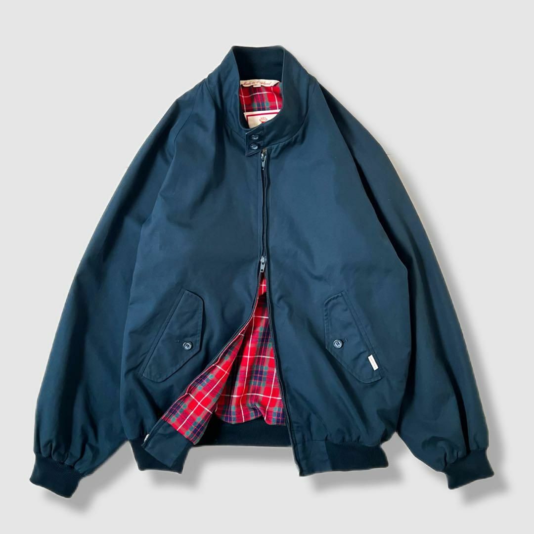 美品 英国製 BARACUTA G9 ネイビー 36 ハリントンジャケットメンズ