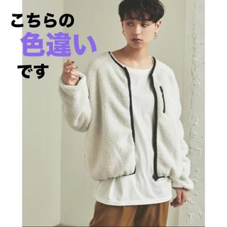 ティティベイト(titivate)の【美品】titivate リバーシブルボアブルゾン ブラウン(ブルゾン)