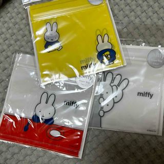 ミッフィー(miffy)のミッフィー　ジッパーバッグ(その他)