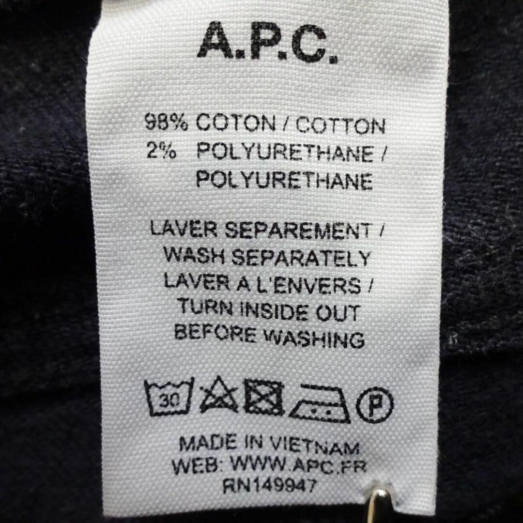 A.P.C(アーペーセー)のA.P.C.　HIGH STANDARD　W67cm　スキニー　ストレッチ　黒 レディースのパンツ(デニム/ジーンズ)の商品写真