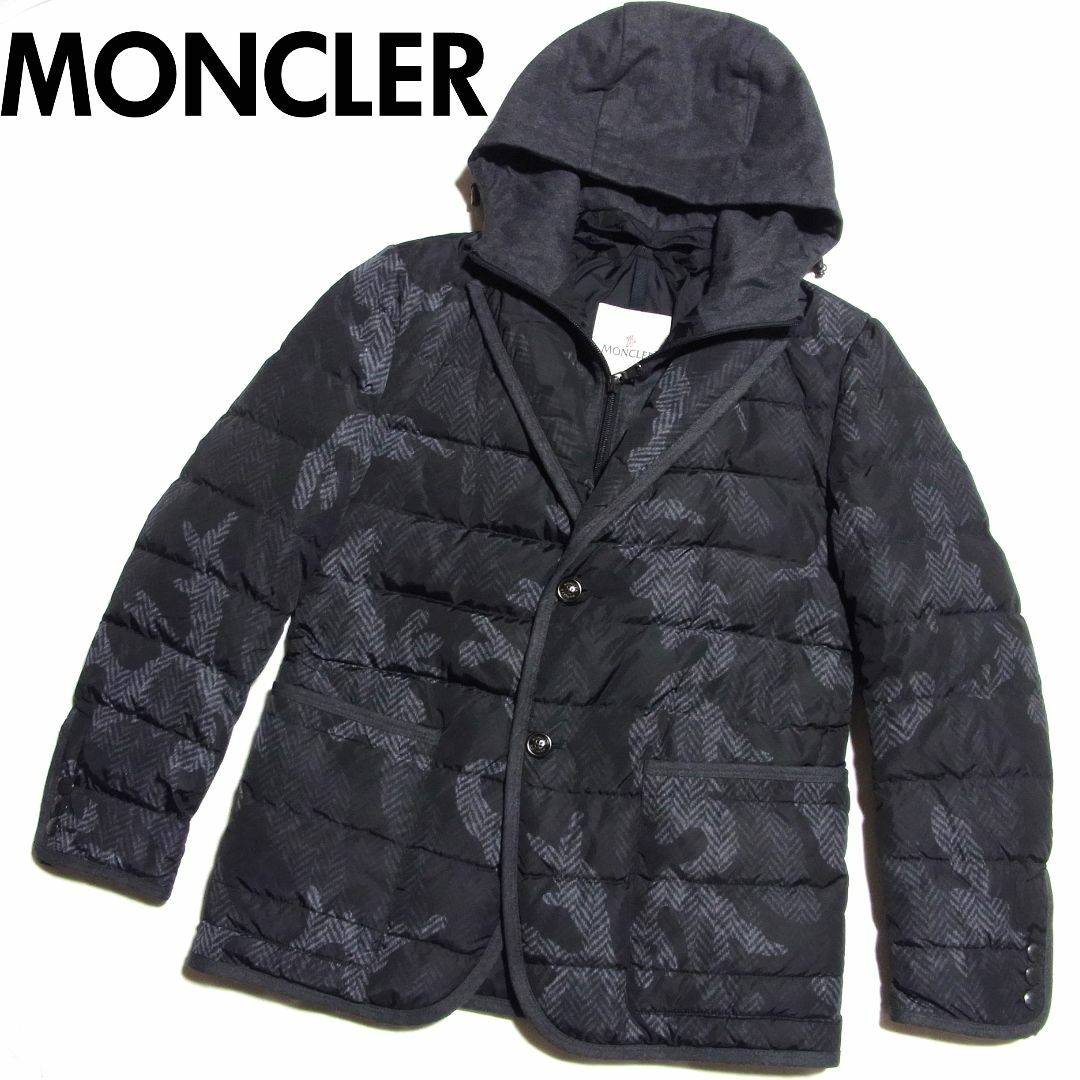 MONCLER(モンクレール)のモンクレール 1952 ROCHER 迷彩 テーラード ダウン ジャケット 0 メンズのジャケット/アウター(ダウンジャケット)の商品写真