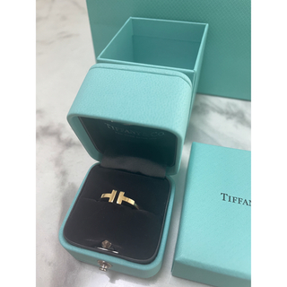 ティファニー(Tiffany & Co.)のTiffany ティファニー　Tワイヤーリング　イエローゴールド(リング(指輪))