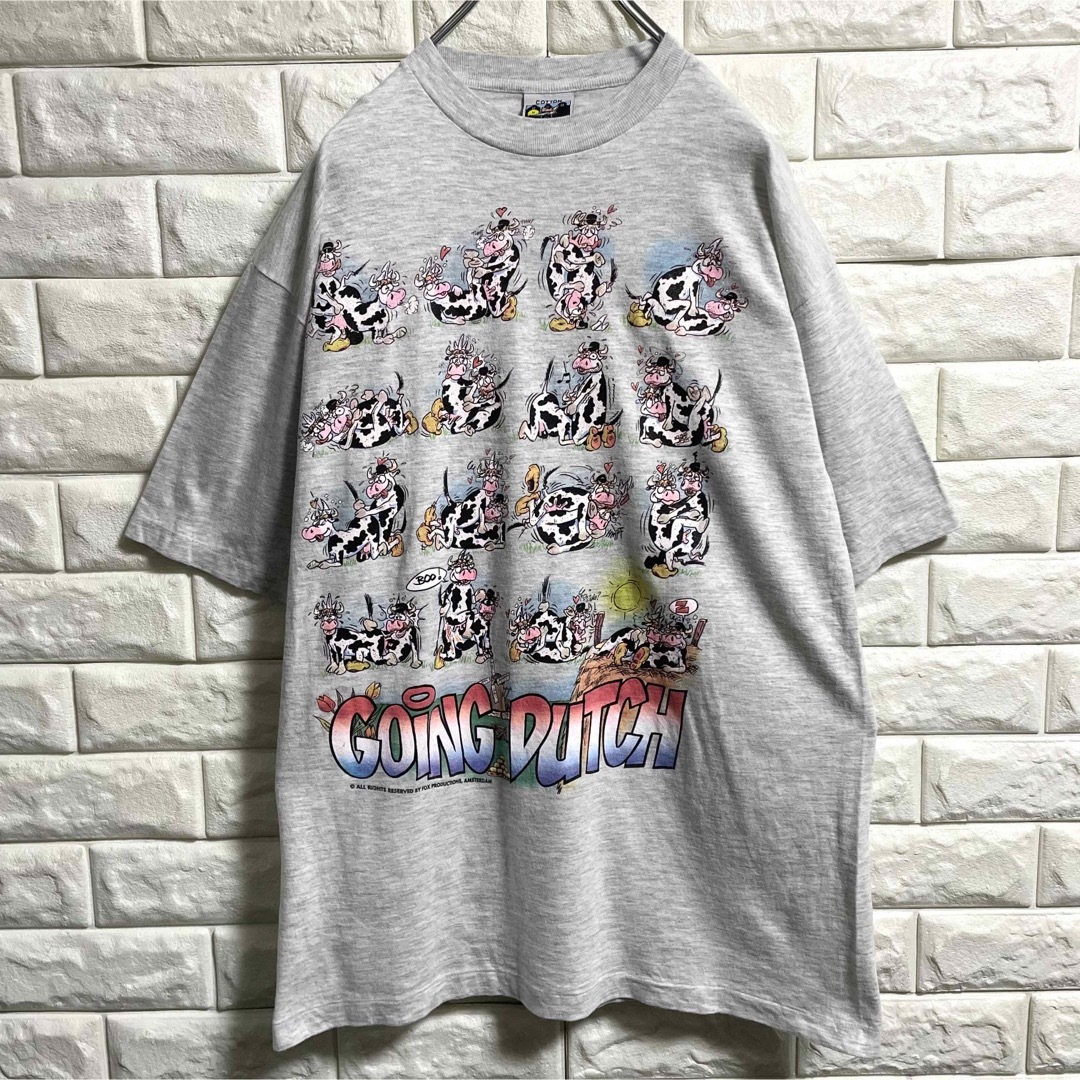 激レア　90s US古着　Fox Tees  半袖Tシャツ　エロT Mサイズ メンズのトップス(Tシャツ/カットソー(半袖/袖なし))の商品写真