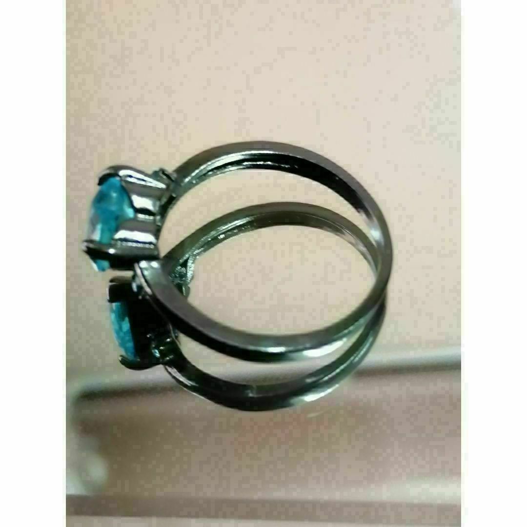【A140】リング　 メンズ　 レディース　 指輪 　ブルー　 青　 20号 メンズのアクセサリー(リング(指輪))の商品写真
