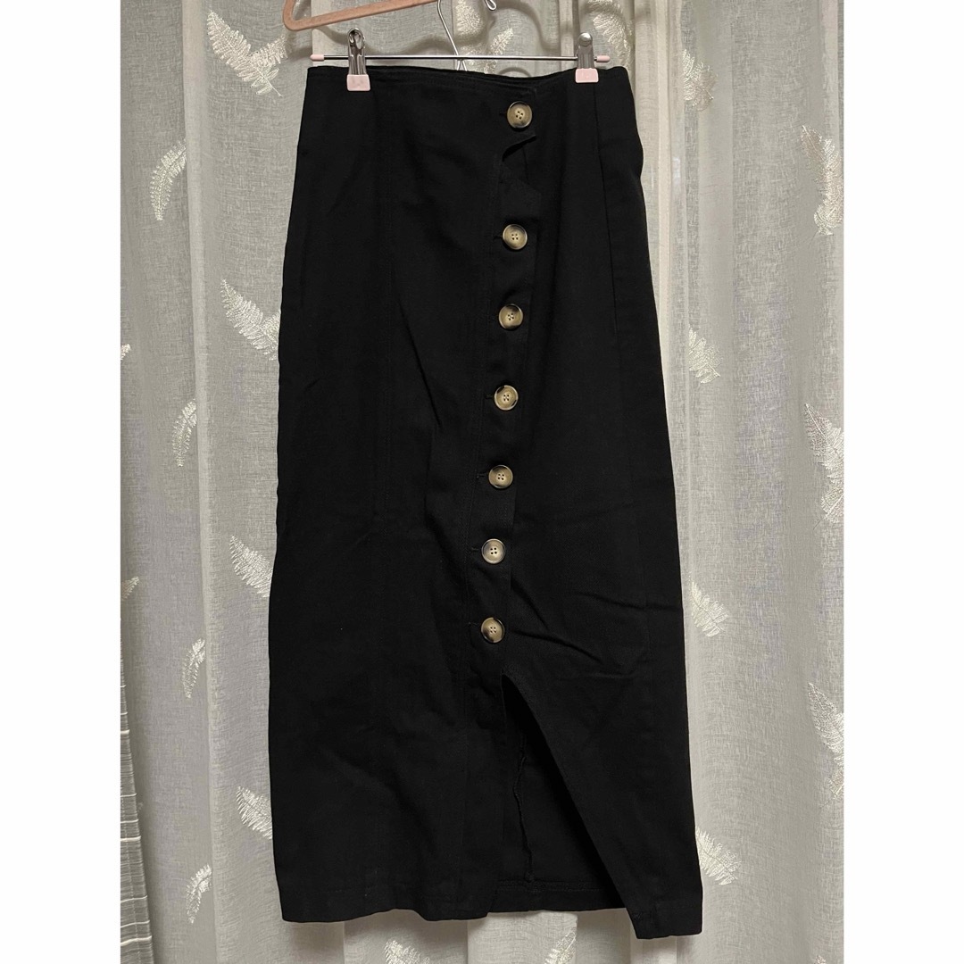 ANAP ブラック デニムスカート レディースのスカート(ロングスカート)の商品写真