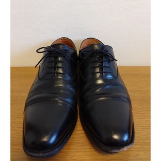 ★新品　BUSINESS LEATHER  FACTORY 黒革靴　26.5cmメンズ