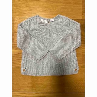 ザラキッズ(ZARA KIDS)のZARAbaby ザラベビー ライトグレー ニット セーター 98cm 2-3y(ニット)