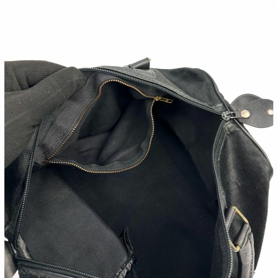 Dunhill(ダンヒル)のダンヒル ハンドバッグ ナイロン レザー ミニボストン トラベルバッグ ブラック レディースのバッグ(ハンドバッグ)の商品写真