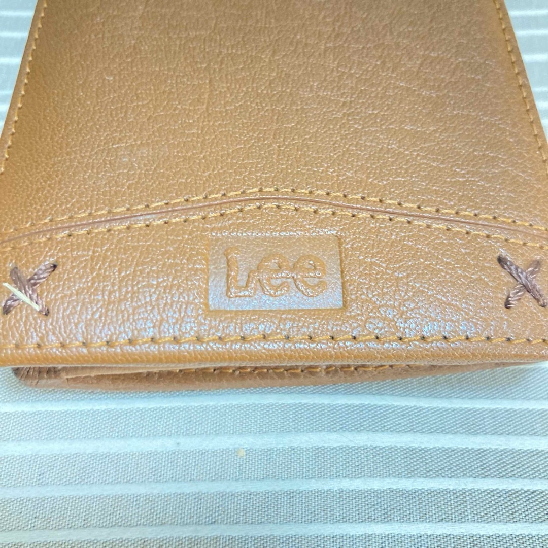 Lee(リー)のLee 折り財布　リー　角財布　ブラウン　新品同様 メンズのファッション小物(折り財布)の商品写真