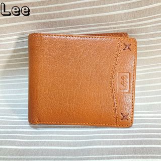 リー(Lee)のLee 折り財布　リー　角財布　ブラウン　新品同様(折り財布)