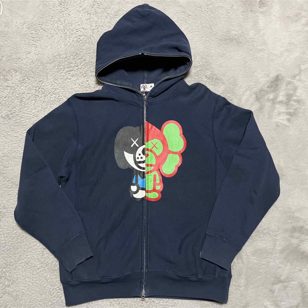 A BATHING APE - APE BAPE KAWS BABY MILO パーカー スウェット SHARK