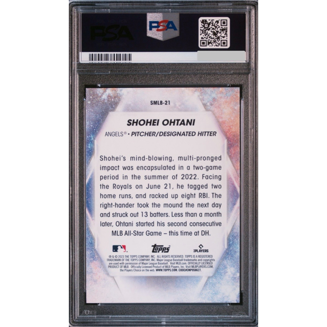 PSA9 鑑定済 Topps 2023 MLB 大谷翔平 カード SMLB21 エンタメ/ホビーのトレーディングカード(シングルカード)の商品写真