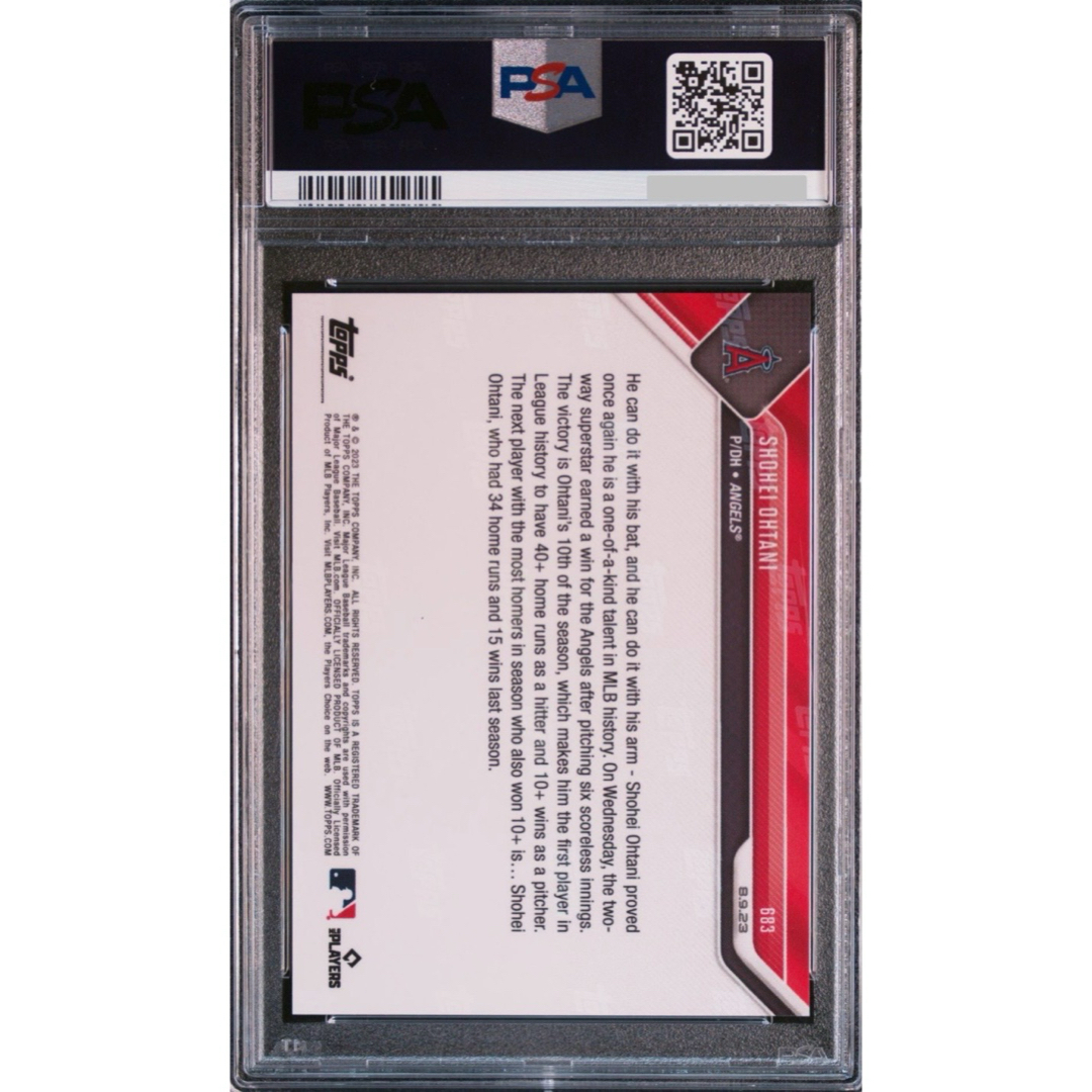 PSA10 鑑定済 Topps now MLB 大谷翔平 カード 683 エンタメ/ホビーのトレーディングカード(シングルカード)の商品写真