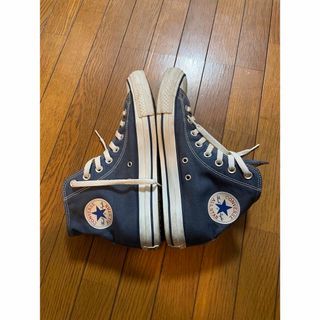 コンバース(CONVERSE)の美品【converse】オールスター ハイカット ネイビー 27cm(スニーカー)