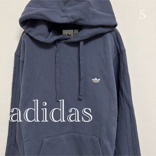 アディダス(adidas)の【格安美品】アディダス adidas メンズパーカー ネイビー S(パーカー)