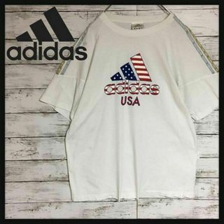 アディダス(adidas)の【ロンドン五輪モデル】アディダス　半袖プリントTシャツ　 3本ライン　B128(Tシャツ/カットソー(半袖/袖なし))