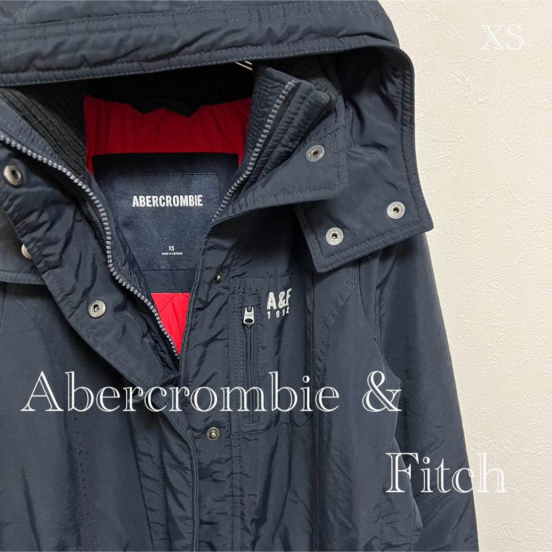 美品 Abercrombie&Fitch アバグロ ダウンジャケットXS カーキ