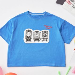 チャオパニックティピー(CIAOPANIC TYPY)のチャオパニックティピー　機関車トーマス　Tシャツ　90(Tシャツ/カットソー)