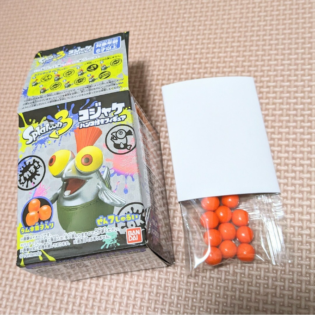 BANDAI(バンダイ)のバンダイ スプラトゥーン3 コジャケハンコ付きフィギュア 5g　5個セット エンタメ/ホビーのおもちゃ/ぬいぐるみ(その他)の商品写真