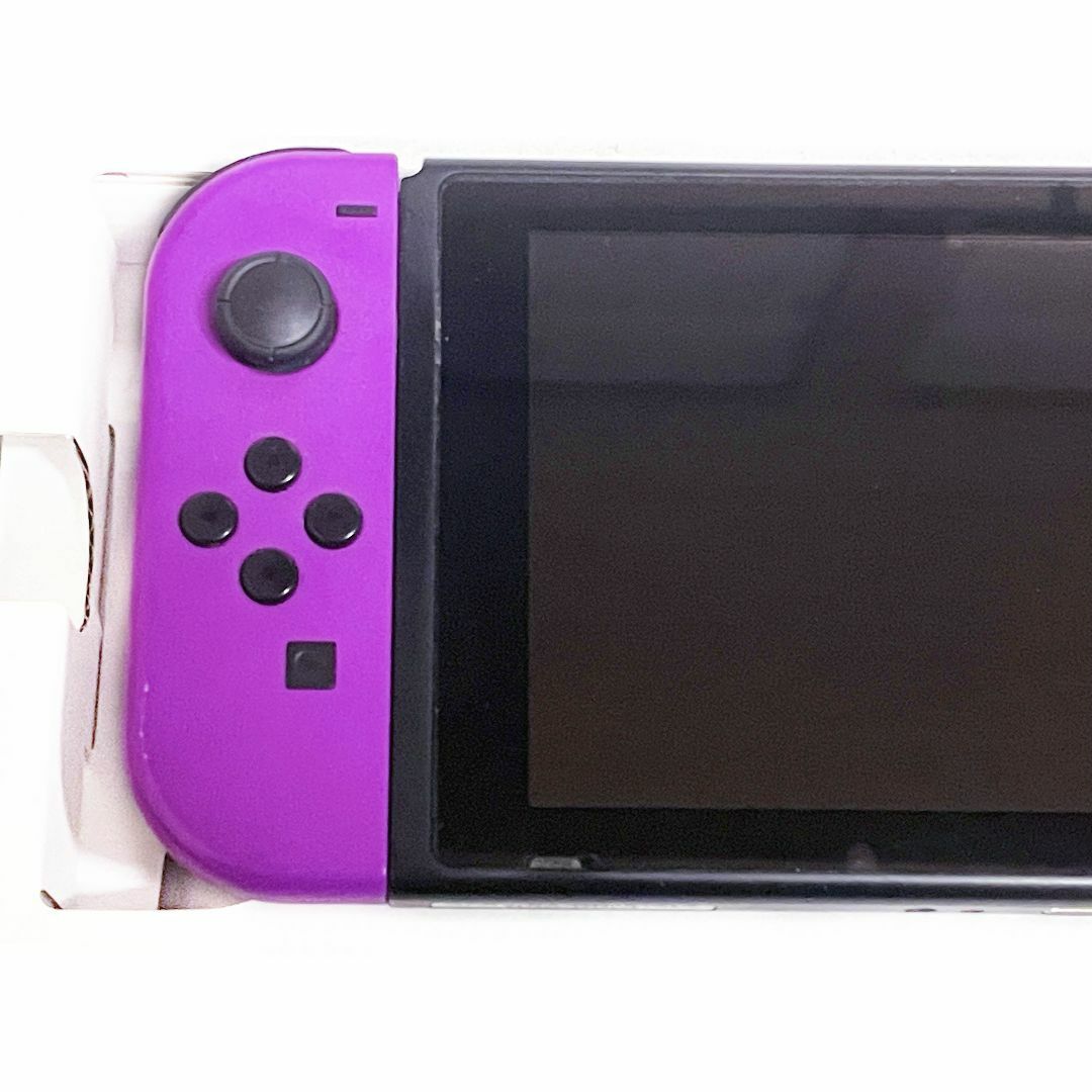 液晶綺麗 任天堂 スイッチ Switch ネオンパープル オレンジ 動作問題なし エンタメ/ホビーのゲームソフト/ゲーム機本体(家庭用ゲーム機本体)の商品写真