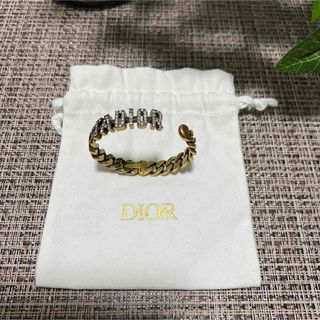 ディオール(Dior)のDior ディオール ブレスレット バングル ゴールド 布袋付き(ブレスレット/バングル)