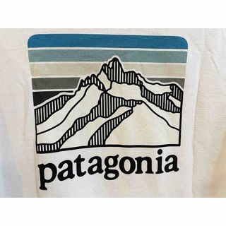 パタゴニア(patagonia)のパタゴニア　patagonia  白 長袖Tシャツ　ロンT(Tシャツ/カットソー(七分/長袖))