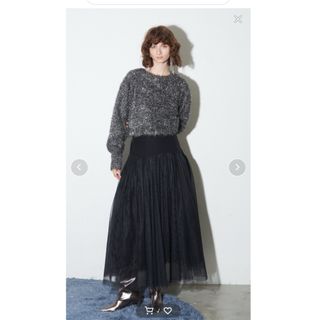 snidel×FRAY.I.D アシメニット プリーツスカート 3点セット