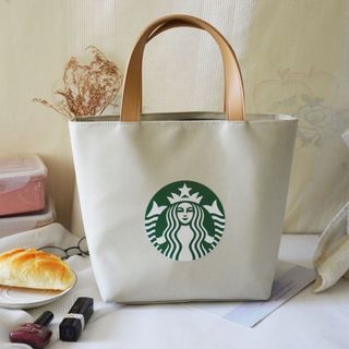 スターバックス(Starbucks)のトートバッグ  スターバックス  エコバック　ファスナー式(トートバッグ)