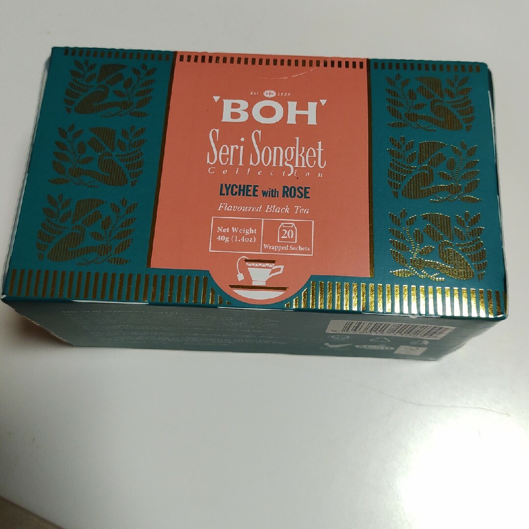 BOH(ボー)のBOH 紅茶ライチwithローズ　ティーバッグ 食品/飲料/酒の飲料(茶)の商品写真