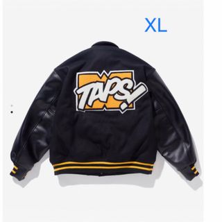 ダブルタップス(W)taps)のWTAPS 初売りXL VARSITY JACKET BLACKスタジャン(スタジャン)