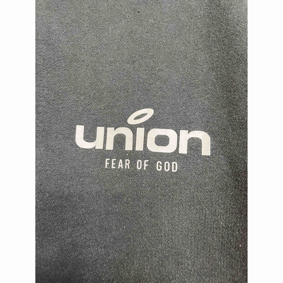FEAR OF GOD(フィアオブゴッド)のエッセンシャルズ × ユニオン ビンテージ フーディー ビンテージ ブラック メンズのトップス(パーカー)の商品写真