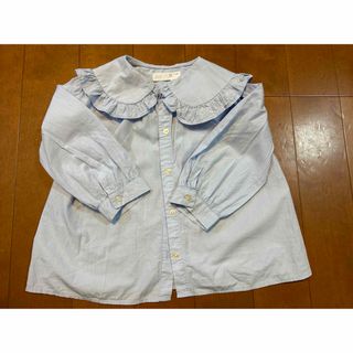 ザラキッズ(ZARA KIDS)のZARA シャツ　ビッグ襟　ねさげ(ブラウス)