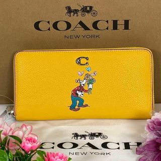 新品、未使用品COACH コーチ 長財布 イエロー ロングウォレット 黄色 3