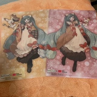 SNOWMIKU 雪ミク 2024 HMV クリアポスター 2種セット(ポスター)