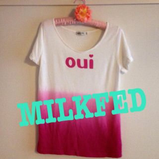 ミルクフェド(MILKFED.)のグラデティーシャツ☆送料込み☆(Tシャツ(半袖/袖なし))