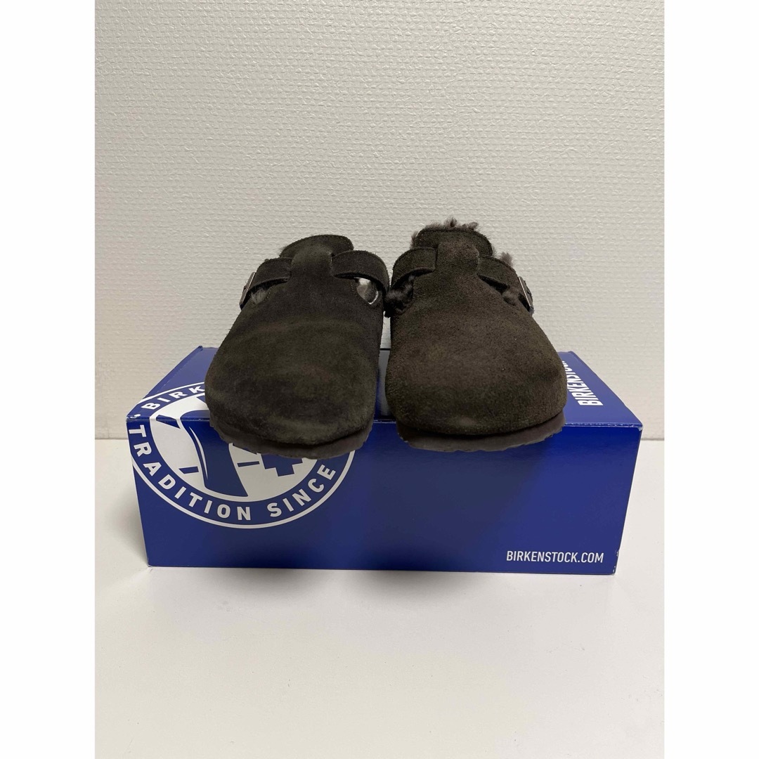 BIRKENSTOCK(ビルケンシュトック)のBIRKENSTOCK Boston VL/ Shearling mocca レディースの靴/シューズ(スリッポン/モカシン)の商品写真