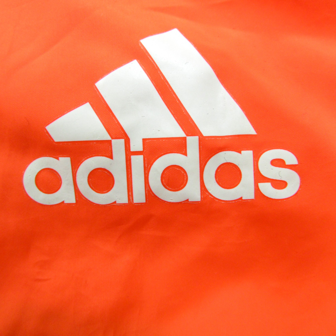 adidas(アディダス)のアディダス ナイロンジャケット パーカー アウター クライマライト キッズ 男の子用 120サイズ オレンジ×ブラック adidas キッズ/ベビー/マタニティのキッズ服女の子用(90cm~)(ジャケット/上着)の商品写真