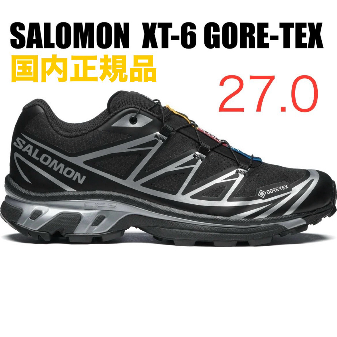 SALOMON(サロモン)のSALOMON サロモン XT-6 GORE-TEX ゴアテックス 27.0cm メンズの靴/シューズ(スニーカー)の商品写真