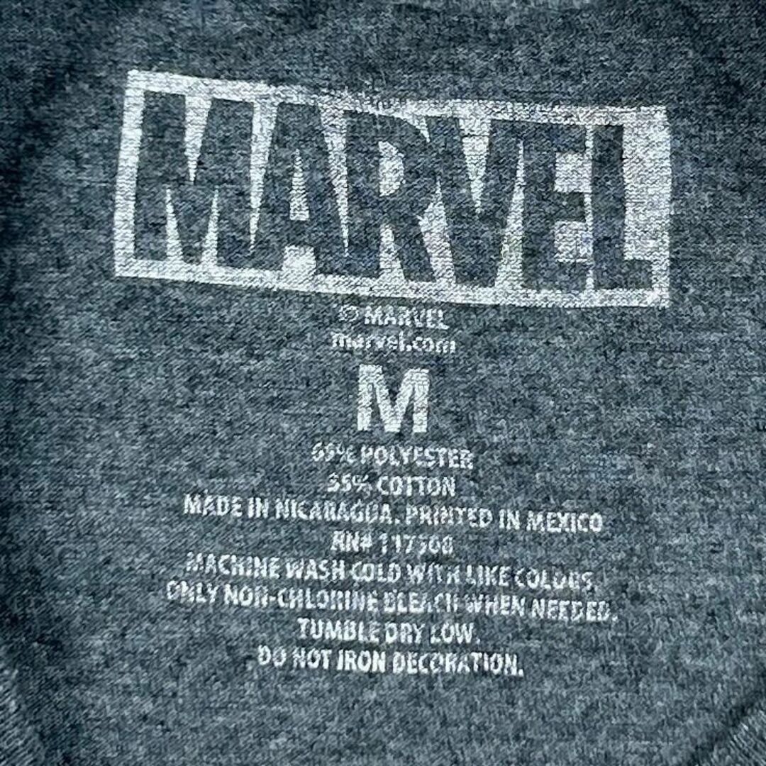 MARVEL(マーベル)のマーベル　ウルヴァリン　スーパーヒーロー　半袖Tシャツ　古着　グレー　Ｍ メンズのトップス(Tシャツ/カットソー(半袖/袖なし))の商品写真