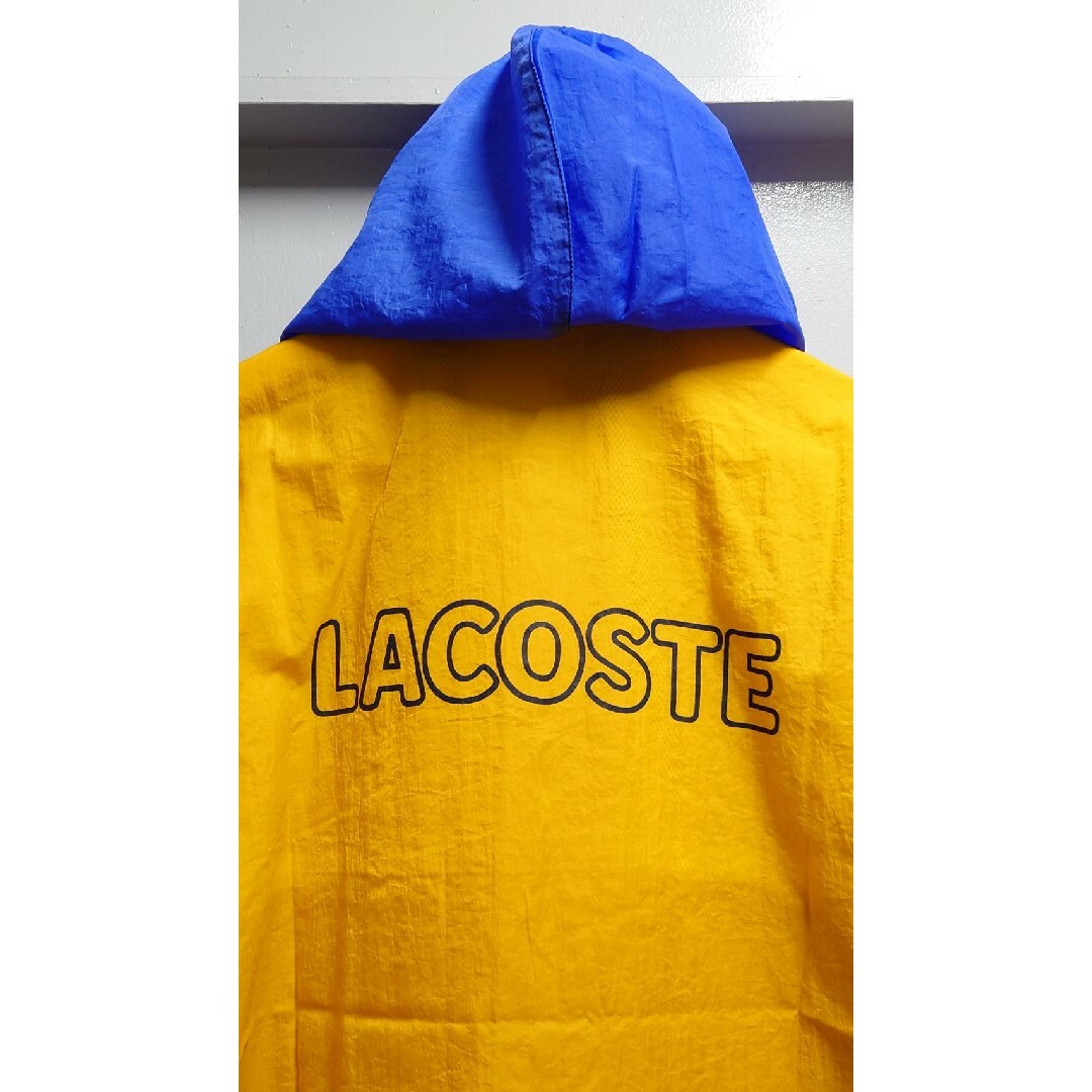 90’s CHEMISE LACOSTE カラーブロック ナイロン パーカー キッズ/ベビー/マタニティのキッズ服男の子用(90cm~)(ジャケット/上着)の商品写真